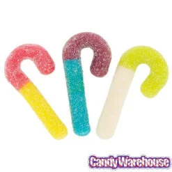 Trolli Sour Brite Mini Canes Jelly Candy Canes: 9-Ounce Bag -Candy Shop trolli sour brite mini canes jelly candy canes 9 ounce bag candy warehouse 3