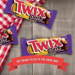 Twix Dark Chocolate Candy Bars: 36-Piece Box -Candy Shop twix dark chocolate candy bars 36 piece box candy warehouse 4