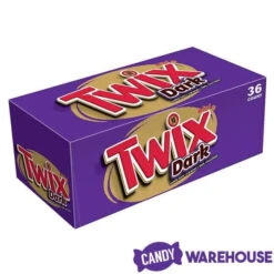 Twix Dark Chocolate Candy Bars: 36-Piece Box -Candy Shop twix dark chocolate candy bars 36 piece box candy warehouse 6