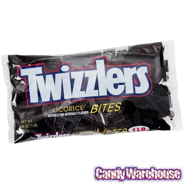 Twizzlers Licorice Bites - Black: 16-Ounce Bag 2 Twizzlers Licorice Bites - Black: 16-Ounce Bag - Image 2