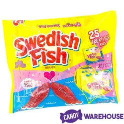 Valentine Swedish Fish Candy Treat Size Packs: 25-Piece Bag 6 Valentine Swedish Fish Candy Treat Size Packs: 25-Piece Bag -Candy Shop valentine swedish fish candy treat size packs 25 piece bag candy warehouse 3