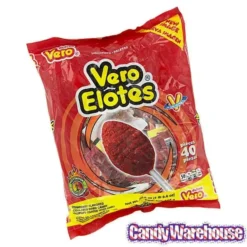 Vero Elotes Chili Lollipops: 40-Piece Bag 5 Vero Elotes Chili Lollipops: 40-Piece Bag -Candy Shop vero elotes chili lollipops 40 piece bag candy warehouse 3