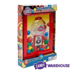 Wall Mounted Gumball Machine Dispenser Frame With Gumballs -Candy Shop wall mounted gumball machine dispenser frame with gumballs candy warehouse 5