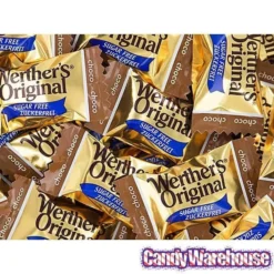Werther's Original Sugar Free Caramel Chocolate Hard Candy: 1.75LB Box -Candy Shop werther s original sugar free caramel chocolate hard candy 1 75lb box candy warehouse 3
