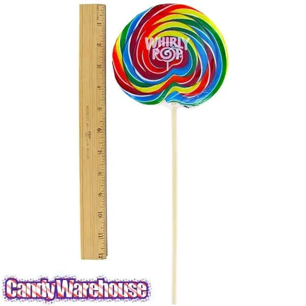 Whirly Pop 6-Ounce Swirl Suckers - Rainbow: 36-Piece Case 2 Whirly Pop 6-Ounce Swirl Suckers - Rainbow: 36-Piece Case - Image 2