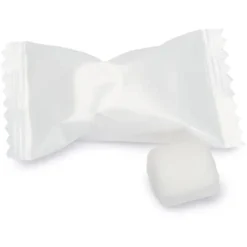 White Wrapped Butter Mint Creams: 300-Piece Case