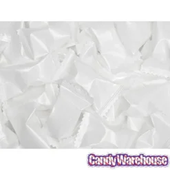 White Wrapped Butter Mint Creams: 300-Piece Case -Candy Shop white wrapped butter mint creams 300 piece case candy warehouse 3