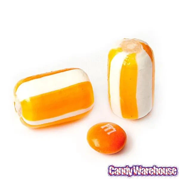 YumJunkie Sassy Cylinders Orange Striped Hard Candy: 5LB Bag 4 YumJunkie Sassy Cylinders Orange Striped Hard Candy: 5LB Bag - Image 4