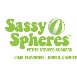 YumJunkie Sassy Spheres Lime Green Striped Ball Lollipops - Petite: 400-Piece Bag -Candy Shop yumjunkie sassy spheres lime green striped ball lollipops petite 400 piece bag candy warehouse 3