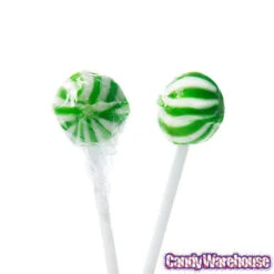 YumJunkie Sassy Spheres Lime Green Striped Ball Lollipops - Petite: 400-Piece Bag -Candy Shop yumjunkie sassy spheres lime green striped ball lollipops petite 400 piece bag candy warehouse 4