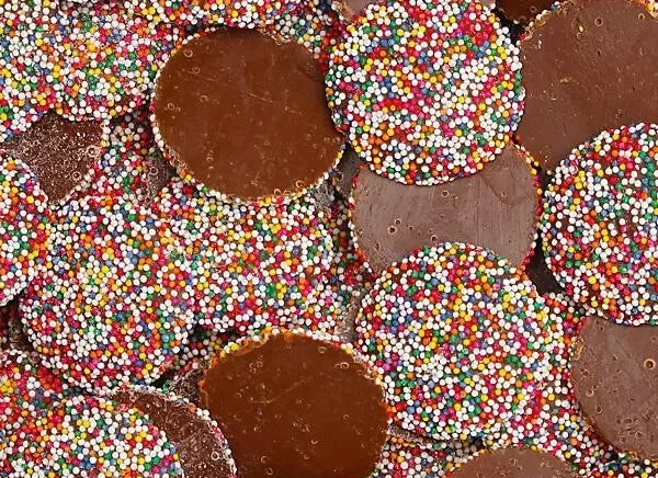 Candy Shop -Candy Shop guittard milk chocolate wafers with colored nonpareils 5lb bag candy warehouse 3 846c2b45 e768 405c b682 89f4ddd2974b e1753026540379